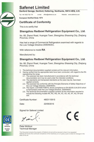 Certificado CE-LVD