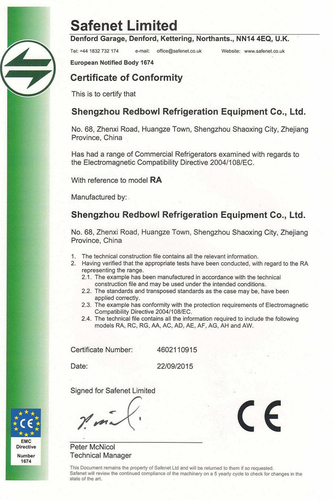 Certificado CE-EMC